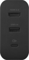 Asus AC65-03 1x USB Type-A / 1x USB Type-C Hálózati töltő - Fekete (65W)