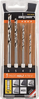 Alpen 603002100 ATM 4 HSS Fúrószár készlet (4db / csomag)