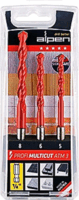 Alpen Ø 5 - 8 mm Profi Multicut ATM 3 Univerzális Fúrószár készlet (3db/csomag)