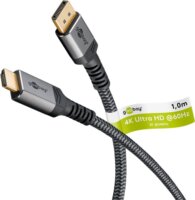 Goobay 65268 DisplayPort 1.2 - HDMI 2.0 Kábel 1m - Szürke