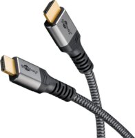 Goobay 65262 Ultra High Speed HDMI 2.1 - HDMI 2.1 Kábel 3m - Szürke