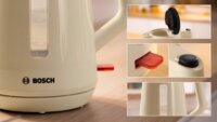 Bosch TWK1M127 Vízforraló 1.7L 2400 Watt - Bézs