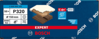 Bosch 2608900705 Expert M480 K320 Csiszolólap - 150mm (50 db/csomag)