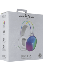 White Shark Firefly Vezetékes Gaming Headset - Fehér