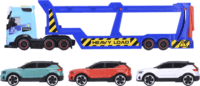 Dickie Toys Volvo Autószállító kamion - Többszínű