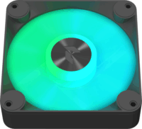 AeroCool APNX FP1-120 PWM ARGB Rendszerhűtő - Fekete