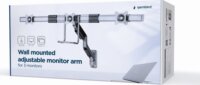 Gembird MA-WA3-01 17"-27" LCD TV/Monitor fali tartó - Fekete (3 kijelző)