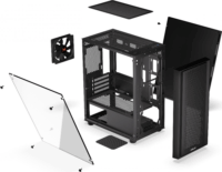 Krux Scor Számítógépház - Fekete