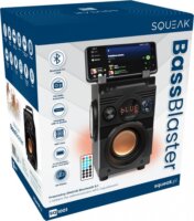 Squeak SQ1001 BassBlaster Hordozható bluetooth hangszóró - Fekete