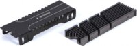 Gembird EE2280-R-01 Hűtőborda M.2 NVMe 2280 SSD meghajtókhoz - Fekete