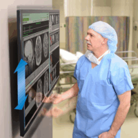 Ergotron 61-061-085 30"-55" LCD TV/Monitor fali tartó - Fekete