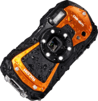 Ricoh WG-80 Vízálló digitális fényképezőgép - Fekete/Narancssárga