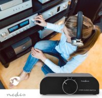 Nedis ASWI2424AT Analóg Sztereo RCA 4-port Audio Switch