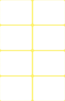 Avery Zweckform 3078 38x29mm Kézi Etikett címke (40 címke / csomag)