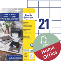 Avery Zweckform 3481-10 70x41mm Univerzális Etikett címke (210 címke / csomag)