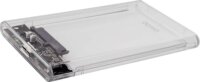 Savio AK-66 2.5" USB 3.0 Külső HDD/SSD ház - Átlátszó