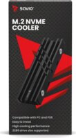 Savio AK-60 M.2 NVMe 2280 Hűtő - Fekete