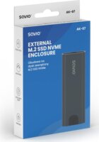 Savio AK-67 M.2 USB 3.0 Külső SSD ház - Szürke