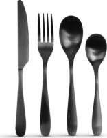 Bewello BW1022A Evőeszköz készlet fekete (16 darabos)