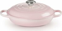 Le Creuset 26cm Öntöttvas Serpenyő Fedővel - Rózsaszín