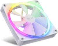 NZXT F140 RGB 140mm PWM Rendszerhűtő - Fehér (2db/csomag)