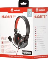 Snakebyte Head:Set S Nintendo Switch Vezetékes Gaming Headset - Fekete/Piros