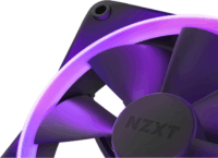 NZXT F140 RGB 140mm PWM Rendszerhűtő - Fekete (2db/csomag)