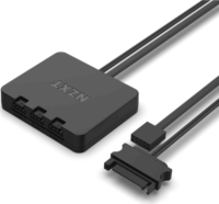 NZXT F140 RGB 140mm PWM Rendszerhűtő - Fekete (2db/csomag)