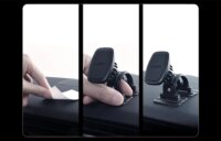 Lisen YL0222080014 Mágneses Mobiltelefon autós tartó - Fekete