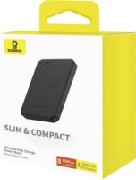 Baseus Magnetic Mini Powerbank 5000mAh (3A / 5-9V) - Fekete