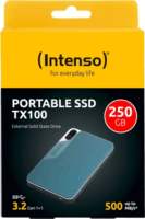 Intenso 250GB TX100 USB 3.2 Külső SSD - Szürke/Kék