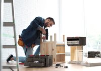 Keter 253384 Stack'N'Roll Szerszámos láda