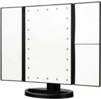 Humanas HS ML04 LED Asztali Kozmetikai Sminktükör 23,8 x 34,6 cm - Fekete