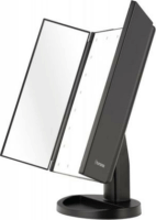 Humanas HS ML04 LED Asztali Kozmetikai Sminktükör 23,8 x 34,6 cm - Fekete