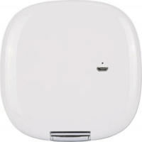 Humanas HS PM01 LED Hordozható Összecsukható Kozmetikai Sminktükör 10 x 10 cm - Fehér