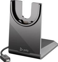 HP Poly Voyager 4320 (USB Type-C) Wireless Headset + Töltőállvány - Fekete