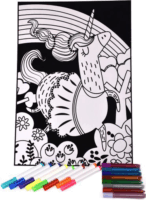 Tookyland Bársonyos színezőkészlet - Unikornisok