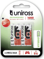 Uniross UH4AAA1000 AAA NiMH Akkumulátor 1000mAh (4db/csomag)