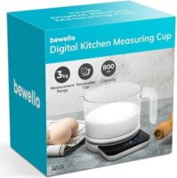 Bewello BW1019 Digitális konyhai mérőkancsó - Átlátszó