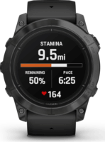Garmin epix Pro (Gen 2) Standard Edition (51mm) Okosóra - Palaszürke (Fekete Szilikon szíjjal)