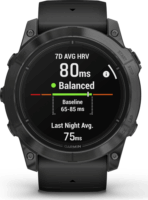 Garmin epix Pro (Gen 2) Standard Edition (51mm) Okosóra - Palaszürke (Fekete Szilikon szíjjal)