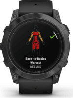 Garmin epix Pro (Gen 2) Standard Edition (51mm) Okosóra - Palaszürke (Fekete Szilikon szíjjal)