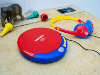 Lenco CD-021KIDS Discman Hordozható CD lejátszó - Kék/Piros
