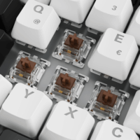Sharkoon Skiller SGK50 S3 (Gateron Brown) Vezetékes Mechanikus Gaming Billentyűzet - Német