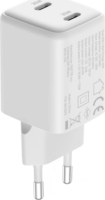 Yenkee YAC G35D Volt GaN 2x USB Type-C Hálózati töltő - Fehér (35W)