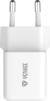 Yenkee YAC G38 Volt GaN 1x USB Type-C / 1x USB Type-A Hálózati töltő - Fehér (20W)