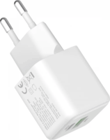 Yenkee YAC G38 Volt GaN 1x USB Type-C / 1x USB Type-A Hálózati töltő - Fehér (20W)
