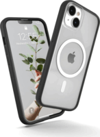 Woodcessories Clear Apple iPhone 14 MagSafe Tok - Fekete/Átlátszó