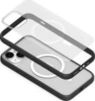 Woodcessories Clear Apple iPhone 14 MagSafe Tok - Fekete/Átlátszó