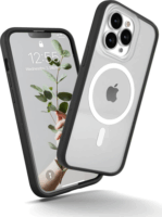 Woodcessories Clear Apple iPhone 14 Pro MagSafe Tok - Fekete/Átlátszó
